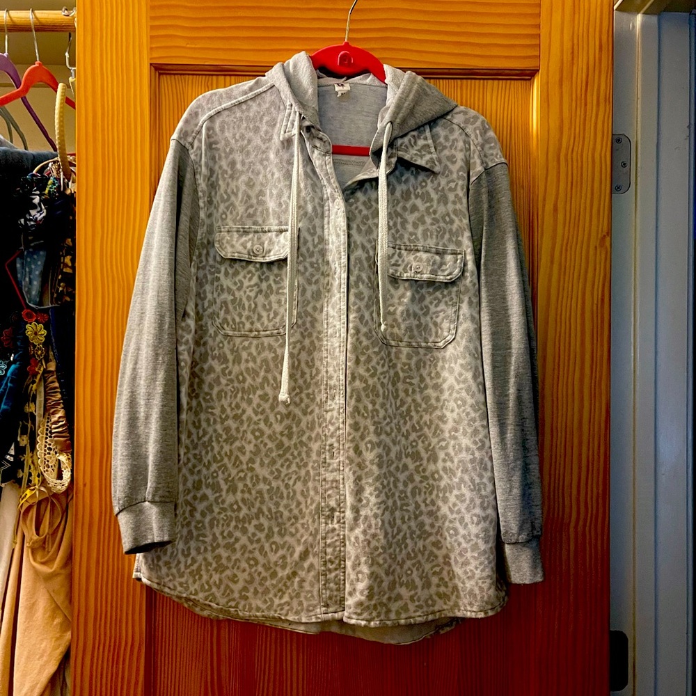 Grey Shacket